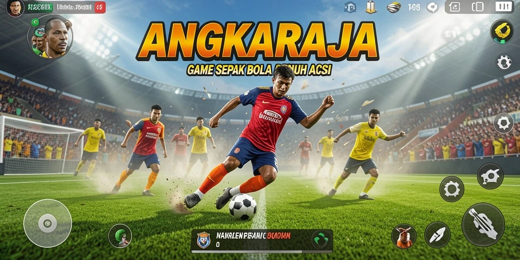 Tampilan gameplay <strong>ANGKARAJA</strong> yang menegangkan dan realistis.
