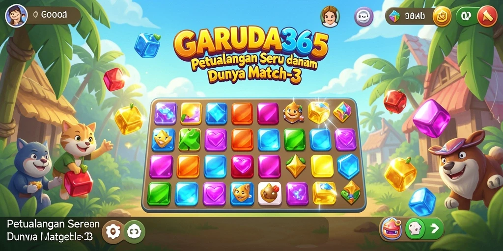 Tangkapan layar GARUDA365 menunjukkan gameplay menakjubkan dan grafis yang berwarna-warni.