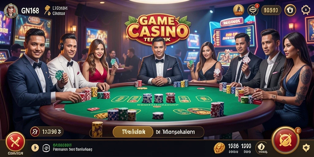 Tangkapan layar permainan Live Casino yang menampilkan dealer profesional dan permainan menarik.