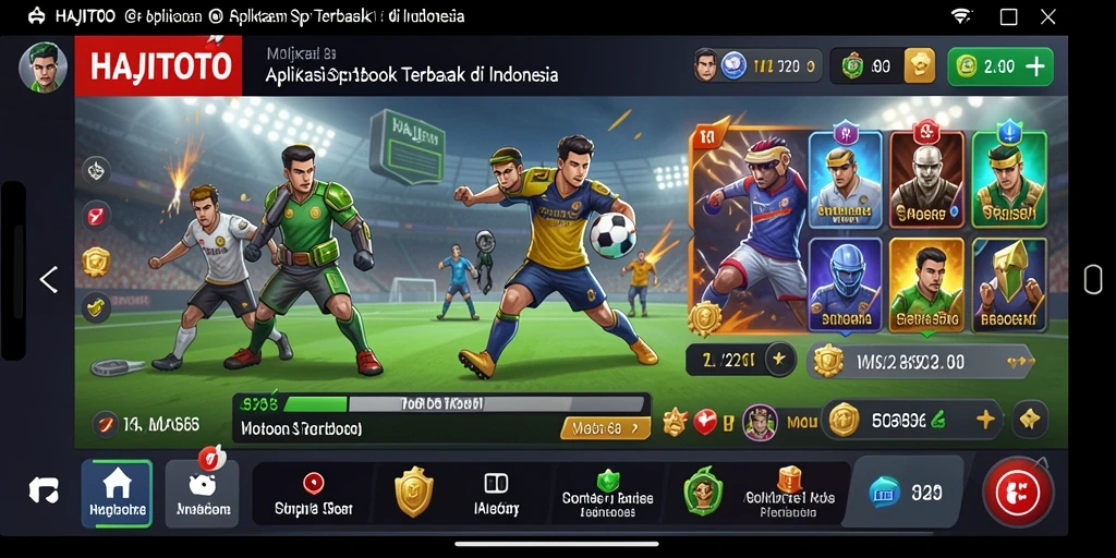 Tampilan gameplay menarik dalam aplikasi HAJITOTO yang memudahkan taruhan.
