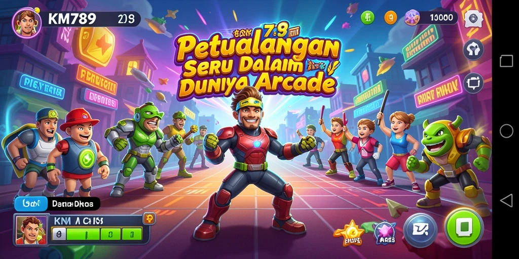 Tangkapan layar gameplay KM789 menampilkan aksi seru dan grafis menawannya.