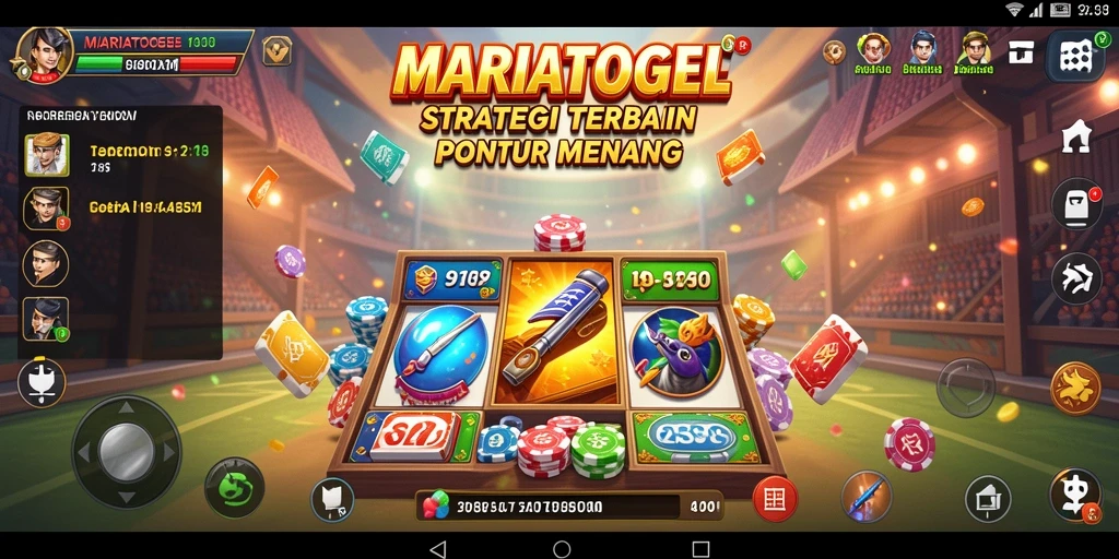 Tampilan gameplay <strong>MARIATOGEL</strong> yang menarik dan menantang.
