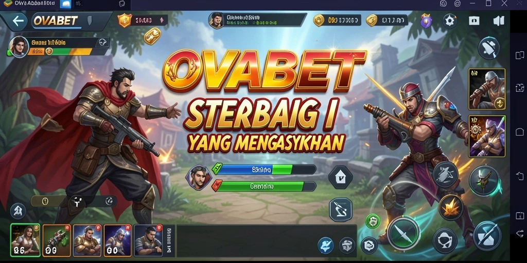 Tangkapan layar gameplay OVABET menunjukkan strategi seru dan pertempuran mendebarkan.