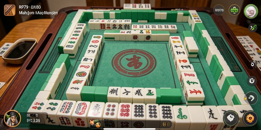 Tampilan gameplay menarik dari permainan Mahjong RP79.
