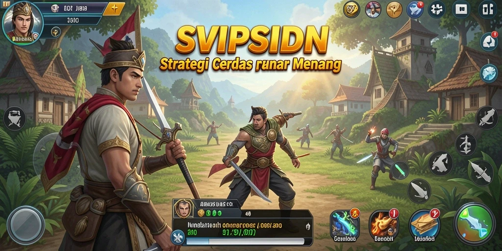 Tampilan menawan gameplay SVIPSIDN dengan strategi yang menantang.