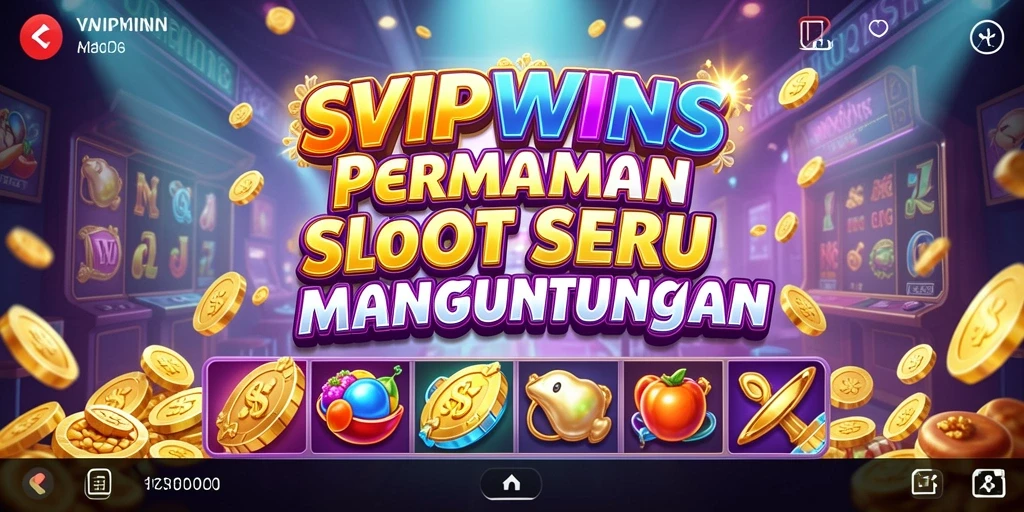 Screenshot gameplay SVIPWINS menampilkan momen seru dalam permainan Slot.