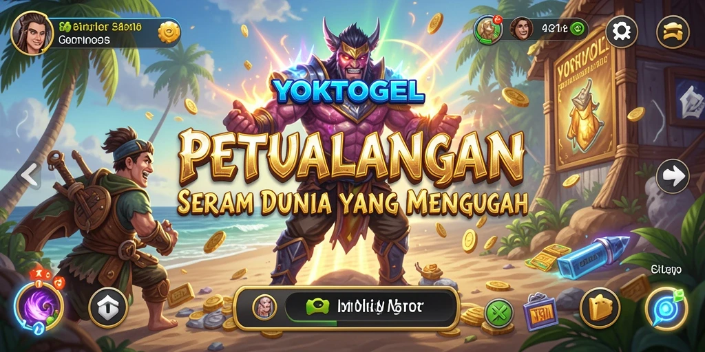 Gameplay seru YOKTOGEL di dunia petualangan.